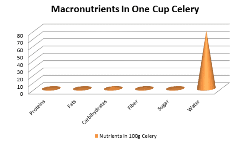 Macronutrients In One Cup Celery
